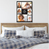 Toile 6 photo collage - arrière - plan blanc - texte noi (Insitu(Chambre))