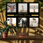 Toile 6 photo minimaliste 60e anniversaire de Mariage<br><div class="desc">Capturez les souvenirs avec ce design élégant et élégant minimaliste de six photos 60th Mariage Anniversaire 60th. Ajoutez simplement vos photos,  les noms du couple et la date et vous avez créé un souvenir pour être chéri toute une vie.</div>