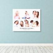 Toile 6 sections Photo personnalisée Cadres gris minimal (Insitu (Plancher de Bois))