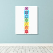 Toile 7 Canvas Chakra Imprimer (Insitu (Plancher de Bois))