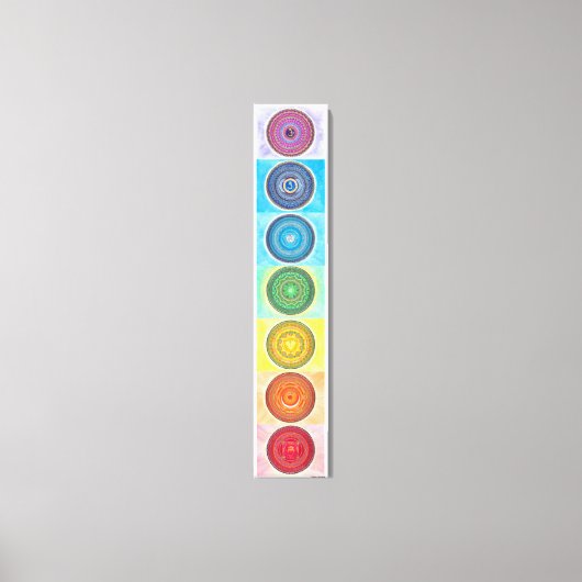 Toile 7 Canvas Chakra Imprimer (Recto)