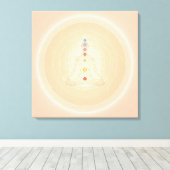 Toile 7 Chakra Meditation Wall Art | Spiritual Yoga  (Insitu (Plancher de Bois))