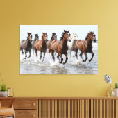 Toile 7 Hourses Premium Wrapped Canvas (Insitu(Salon))