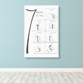 Toile 7 jours pour vous (Insitu (Plancher de Bois))