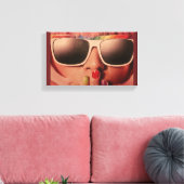 Toile 80 retro fille de mode (Insitu(Salon))