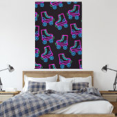 Toile 80s Neon Roller-skates (Insitu(Chambre))