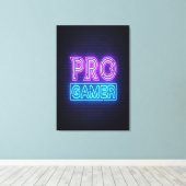 Toile 80s Retro Gamer (Insitu (Plancher de Bois))