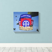 Toile 82e division aéroportée anciens combattants de la (Insitu (Plancher de Bois))