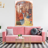 Toile 8378 Velin 745 f.1 Chevaliers à cheval, vers 1350 (Insitu(Salon))