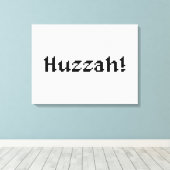 Toile 8 Bits Huzzah ! (Insitu (Plancher de Bois))