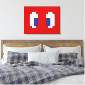 Toile 8 bits Pixel Manga Eyes (Insitu(Chambre))