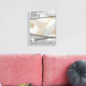 Toile 8 x 10" Sandy Tornado Tendance Art Abstrait Beige (Insitu(Salon))