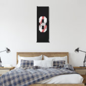 Toile 8e anniversaire Baseball Grand nombre Huit 8 ans (Insitu(Chambre))
