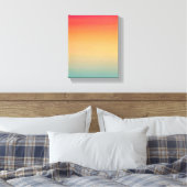 Toile 8x10 pouces Moderne arc-en-ciel Ciel rouge jaune b (Insitu(Chambre))