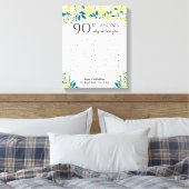 Toile 90 raisons pour lesquelles nous vous aimons cadeau (Insitu(Chambre))