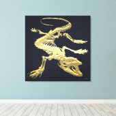 Toile 999.9 : Komodo Dragon Skeleton (Insitu (Plancher de Bois))