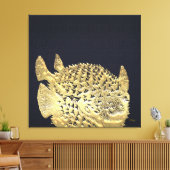 Toile 999.9 : Poisson-pouffer (Insitu(Salon))