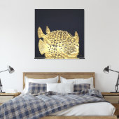 Toile 999.9 : Poisson-pouffer (Insitu(Chambre))