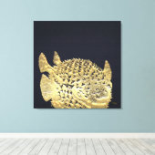 Toile 999.9 : Poisson-pouffer (Insitu (Plancher de Bois))