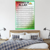 TOILE 99 NOMS D'ALLAH (Insitu(Chambre))