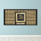 Toile 99 Noms d'allah -Asmaulhusna (Insitu (Plancher de Bois))
