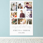 Toile 9 Photo Super Cadeau Pour les Mariés  (Insitu (Plancher de Bois))