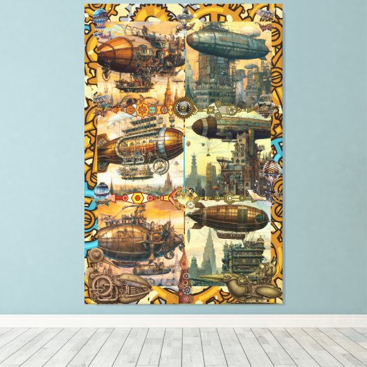 Toile À Almanach of Airships (Insitu (Plancher de Bois))