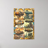 Toile À Almanach of Airships (Recto)