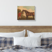 Toile "A Bay Horse with Groom" de George Stubbs (Insitu(Chambre))