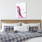 Toile à chaussures enrobée de soie rose de fumée (Insitu(Chambre))