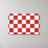 Toile à damiers rouge et blanc (Recto)