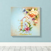 Toile à enveloppement Premium Monogram B (Gloss) (Insitu (Plancher de Bois))