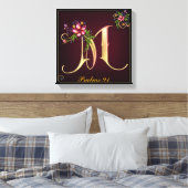 Toile à enveloppement Premium Monogram M (Gloss) (Insitu(Chambre))