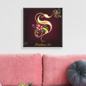 Toile à enveloppement Premium Monogram S (Gloss) (Insitu(Salon))