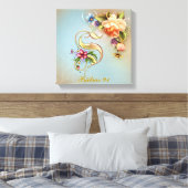 Toile à enveloppement Premium Monogram S (Gloss) (Insitu(Chambre))