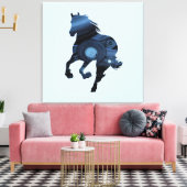 Toile à étincelles de Cheval bleu (Insitu(Salon))