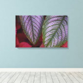 Toile à feuilles violettes et rouges (Insitu (Plancher de Bois))