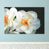 Toile à fleurs blanches (Insitu (Plancher de Bois))