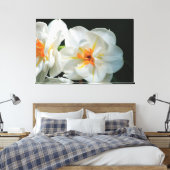Toile à fleurs blanches (Insitu(Chambre))
