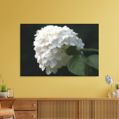 Toile à fleurs d'Hydrangea noir blanc Lime (Insitu(Salon))