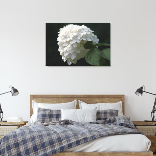 Toile à fleurs Lime Blanc Hydrangea Imprimer (Insitu(Chambre))