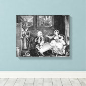 Toile A Harlot's Progress, plaque II, Quarrels (Insitu (Plancher de Bois))