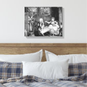 Toile A Harlot's Progress, plaque II, Quarrels (Insitu(Chambre))