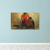 Toile A Highlander, Black Watch attending a General of H (Insitu (Plancher de Bois))