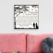 Toile À la mémoire aimante/Mari (Insitu(Salon))