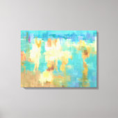 Toile À La Plage Blockisme Moderne Artwork Abstrait (Recto)