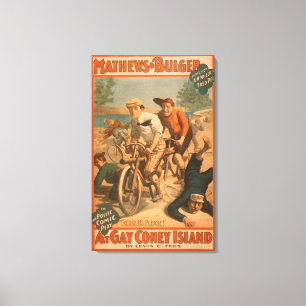 Toile "À l'affiche #1 de comédie musicale de Coney