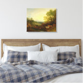 Toile A Landscape with Cattle and Figures by a Stream (Insitu(Chambre))