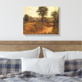 Toile A Lane near Dedham, c.1802 (huile sur toile) (Insitu(Chambre))