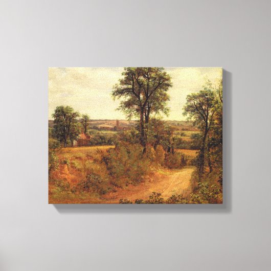 Toile A Lane near Dedham, c.1802 (huile sur toile) (Recto)